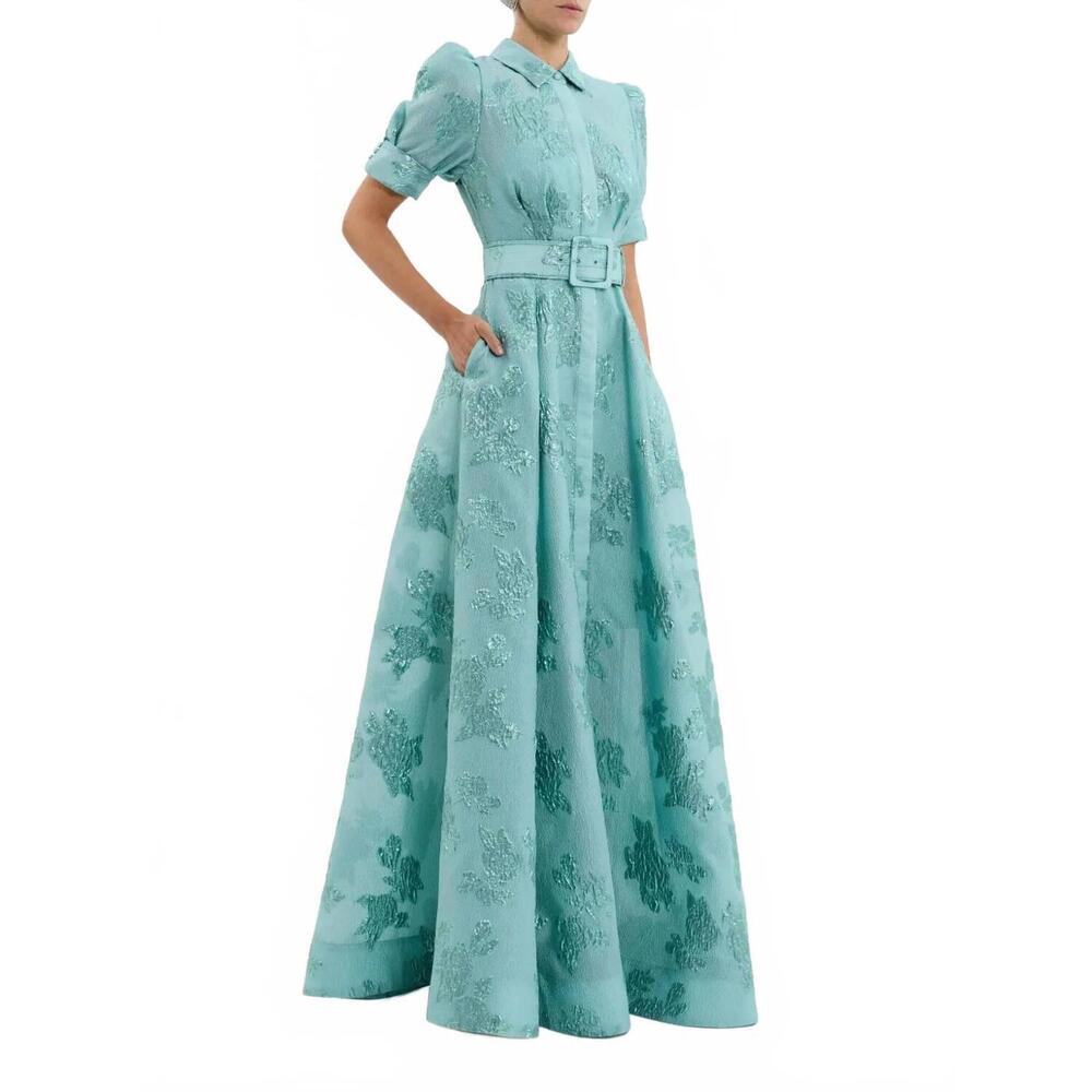 NEW REBECCA VALLANCE benette dress in teal - Picture 5 of 7